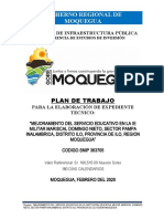 01 - Plan de Trabajo Colegio Militar Mariscal Nieto