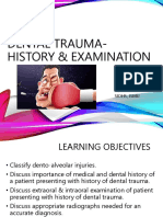 Dental Trauma - History & Examination