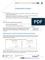 Understanding Addition of Integers