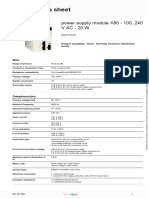 Modicon X80 Modules - BMXCPS2000 - Fuente de Alimentacion