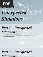 Part 3 - Unexpected Situations