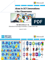 Best Practices in Ict Innovations in The Classrooms