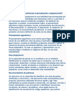 Qué Habilidades Conforman El Pensamiento Computacional