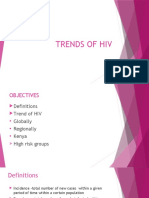 Trends of HIV