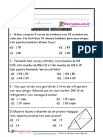 Atividades Diagnósticas Matemática 5º Ano