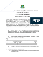 ANEXO II - Ata de Registro de Preços - Pregão Eletrônico N. 01.2021