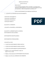 1 Lista de Exercicos Medidas Elétricas