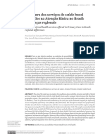 Estrutura Dos Serviços de Saúde Bucal Ofertados Na Atenção Básica No Brasil Diferenças Regionais