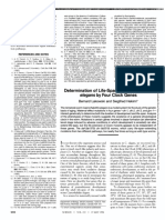 1996 - Determination of Life-Span in Caenorhabditis Elegans by Four Clock Genes