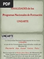 Finalidades de Los PNF Unearte