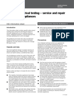 Eis35-Safety in Electrical Testing Servicing and Repair of Domestic Appliances