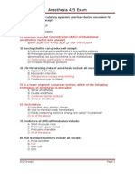 Anesthesia MCQ 425