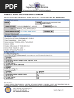 FORM SSC.1 School Sports Club Registration Form