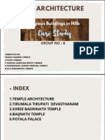 Hill Architecture Case Study (Religious Buildings in Hills)