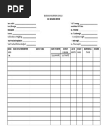 9 BNS Form No. 7 Full Weighing Report 5 Copies