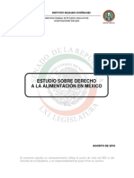 Estudio Sobre El Derecho A La Alimentación en México