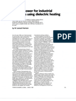 Electric Power For Industrial Processes Using Dielectric Heating