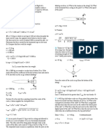 Circular Motion Problems Solutions