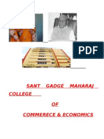 Sant Gadge Maharaj College OF Commerece & Economics