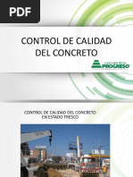 Control de Calidad Del Concreto