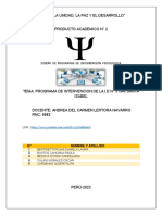 Diseño de Programas de Intervención Psicológica