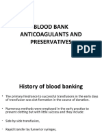 Anticoagulants Used in Blood Bank