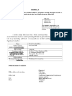 Format of Gazette Certificate - 03082012