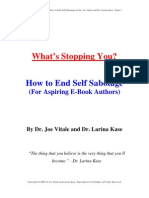 Self Sabotage E Book