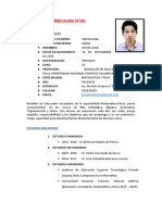 Cv-Josias Santillana Sáenz