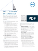 Latitude E6410 E6510 Specsheet