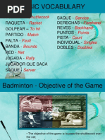 Badminton English