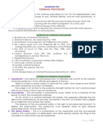 CRIMINAL PROCEDURE With Highlights Handout