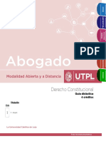 Abogado: Derecho Constitucional