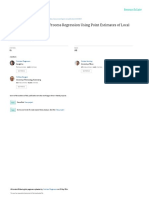 Nonstationary Gaussian Process Regression Using Po