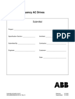 ABB-Adjustable Frequency Drives - Submittal