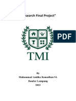 Dika Final Project Research