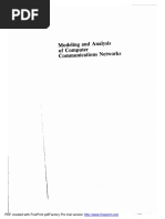 Modeling and Analysis of Computer Communication Networks