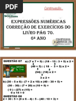 11-Continuacao Da Correcao P. 70 - 6 Ano