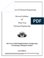 Revised Syllabus TY Chemical W.E.F. AY 2020 21