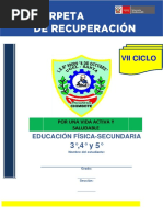 E.física Carpeta - de - Recuperacion Vii Sec.