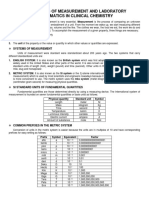 Module 4-Principles of Measurement and Laboratory Mathematics in Clinical Chemistry