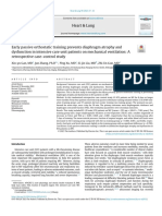 Early Passive Orthostatic Training Prevents Diaphr