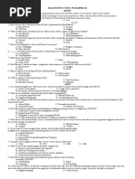 2 Diagnostic Test in Mapeh 8