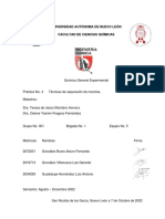 Practica 4 - Técnicas de Separación de Mezclas