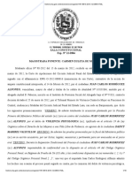 Sentencia Sobre Caso de Admision de Los Hechos en Violencia Contra La Mujer