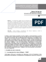 L Complexité Des Discours Magistraux en Français Difficultés de Compréhension Orale (Lan 2011)