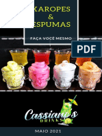 Xaropes Drinks Espumas