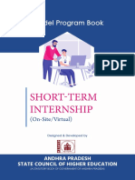 Program Book For Short-Term Internship As On 18-10-2022