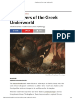 Five Rivers of The Greek Underworld