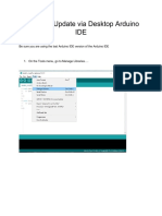 Firmware Upgrade Via Desktop Arduino IDE